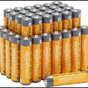 Amazon Basics - Paquete de 36 pilas alcalinas AAA de alto rendimiento, 1,5 voltios, vida útil de 10 años