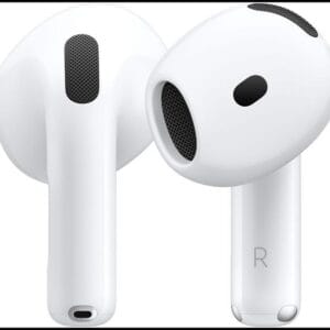 Apple AirPods 4, Auriculares inalámbricos, Bluetooth, con Audio Espacial Personalizado, Resistentes al Agua y el Sudor, Estuche de Carga USB-C, Chip H2 y hasta 24 Horas de autonomía