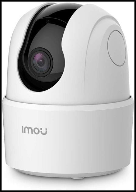 Imou Cámara IP WiFi Interior 2K(3MP) con Detección de Humano, Cámara de Vigilancia WiFi Interior 360° con Sirena, Audio Bidireccional, Modo de Privacidad, Compatible con Alexa para Bebé/Mascotas