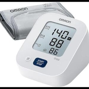 OMRON X2 Essential - Tensiómetro de brazo automático - Con indicador de hipertensión y detección de latido irregular - Memoria de hasta 30 lecturas - Validado clínicamente - Garantía 5 años - 22-32 cm