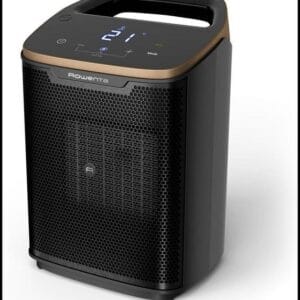 Rowenta Intense Comfort +, Calefactor, Tecnología cerámica potente, 2000 W, Pantalla Digital, Muy silencioso 29 dB(A), Modo eco, 4 ajustes potencia y modos de uso, SO9361F0