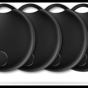 Smart Android Tracker Tag, Bluetooth Tag Compatible con la Aplicación Google “ Google Find Hub ” (Solo para Android), para Localizar Objetos,Llaves/Maletas/Mochilas,Batería Reemplazable,4 Piezas