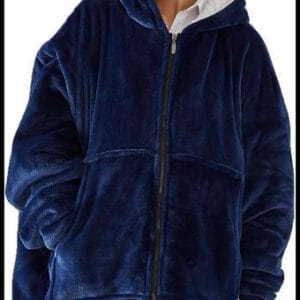 Sudadera con Capucha, Manta Usable Sudadera Polar Mujer Invierno, Grande Hoodie Sudadera con de Gran Tamaño, Talla Única