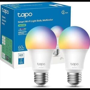 Tapo L530E – Bombilla LED inteligente Wi-Fi, multicolor, regulable, casquillo E27, 8.3W, 806 lúmenes, compatible con Alexa y Google Home, paquete de 2 (paquete de 1)