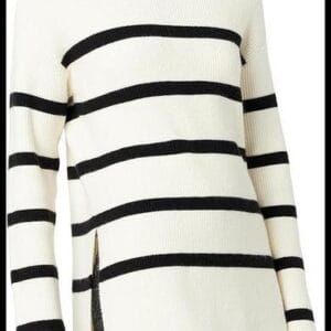 The Drop Camilla Jersey de Cuello Alto y Hombro Caído para Mujer
