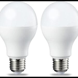 Amazon Basics Bombilla rosca Edison LED E27, 13 W (equivalente a 100 W), blanco frío, no regulable, paquete de 2, CRI80